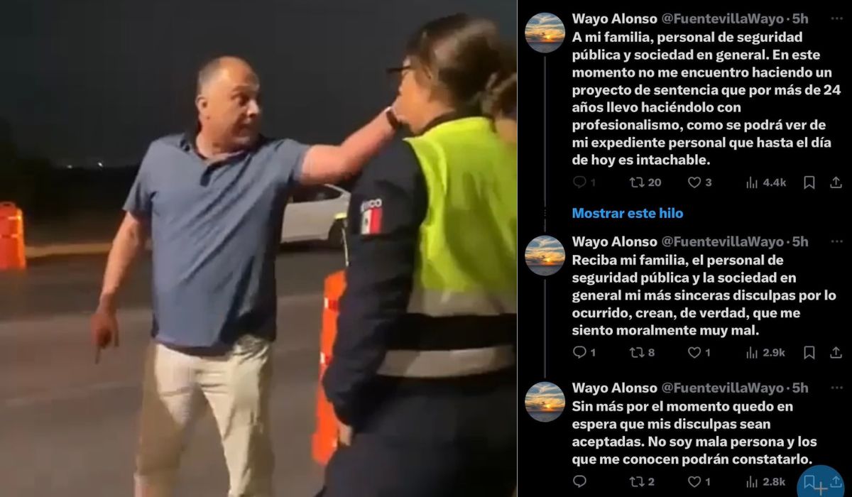 Secretario del Tribunal protagoniza escándalo en filtro anti alcohol de Saltillo