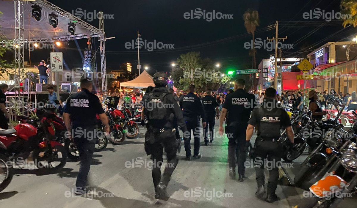 Dirección de Seguridad Pública supervisa la zona de bares de la ciudad