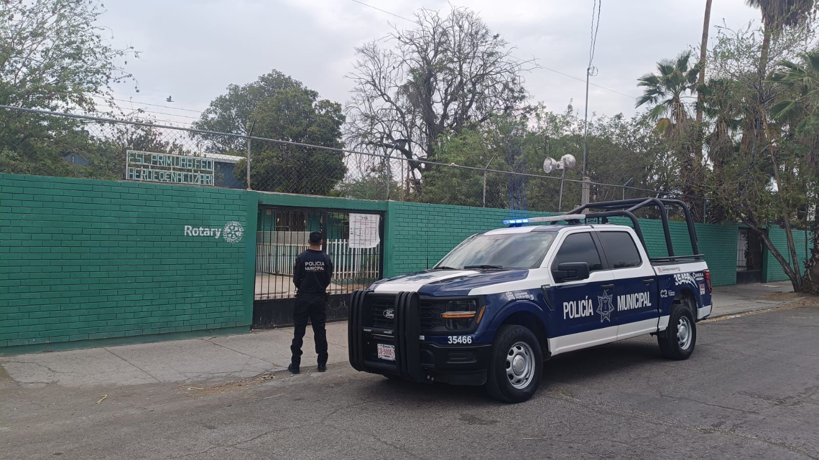 Roban primaria de la Antigua Aceitera de Torreón; ladrones ‘llevaban un diablito cargado de cosas’