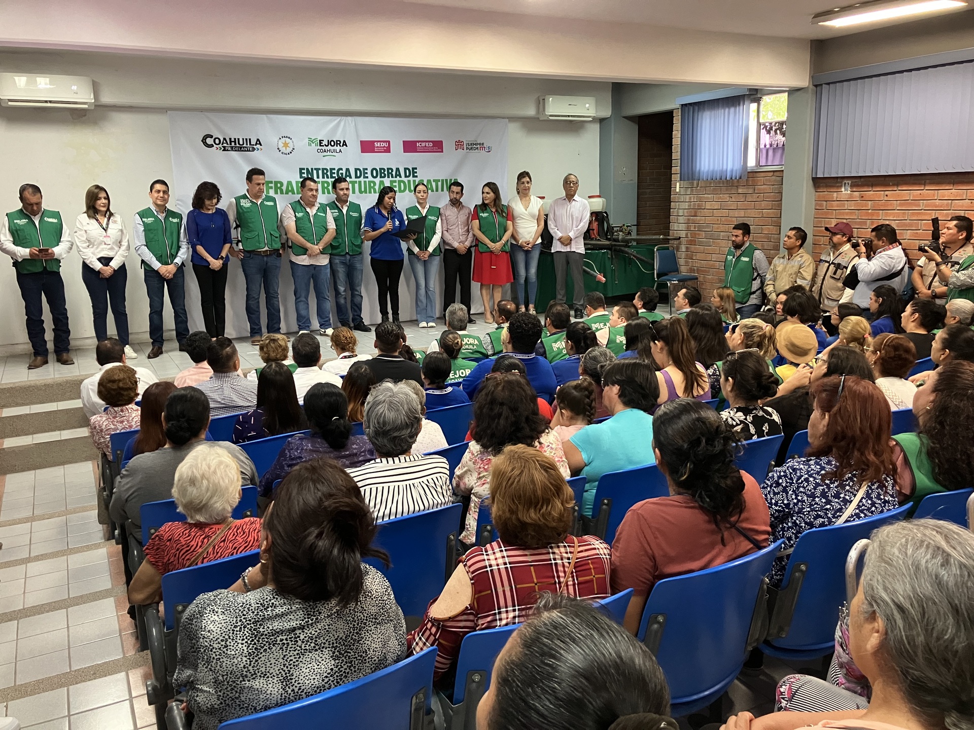 Gobierno de Coahuila entrega obra de 3.2 mdp en Universidad Pedagógica Nacional de Torreón