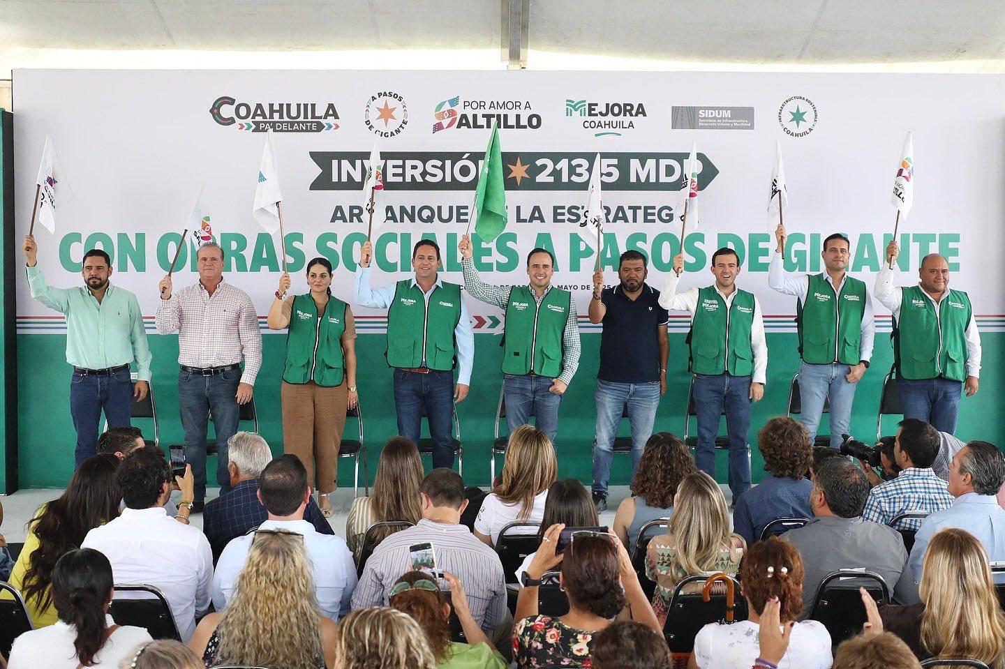 Saltillo: Vienen inversiones por mil millones de pesos para obras sociales, vialidades y espacios públicos