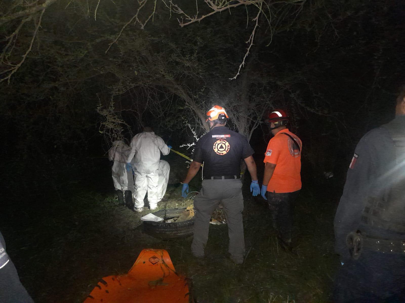 Lluvias cobran la vida de un motociclista al ser arrastrado a un arroyo en Juárez, Nuevo León