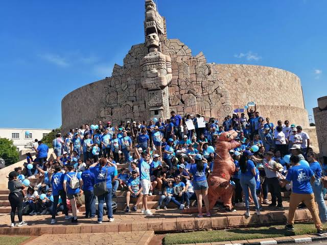 Conmemoran Día Mundial de Concienciación sobre el Autismo en Mérida