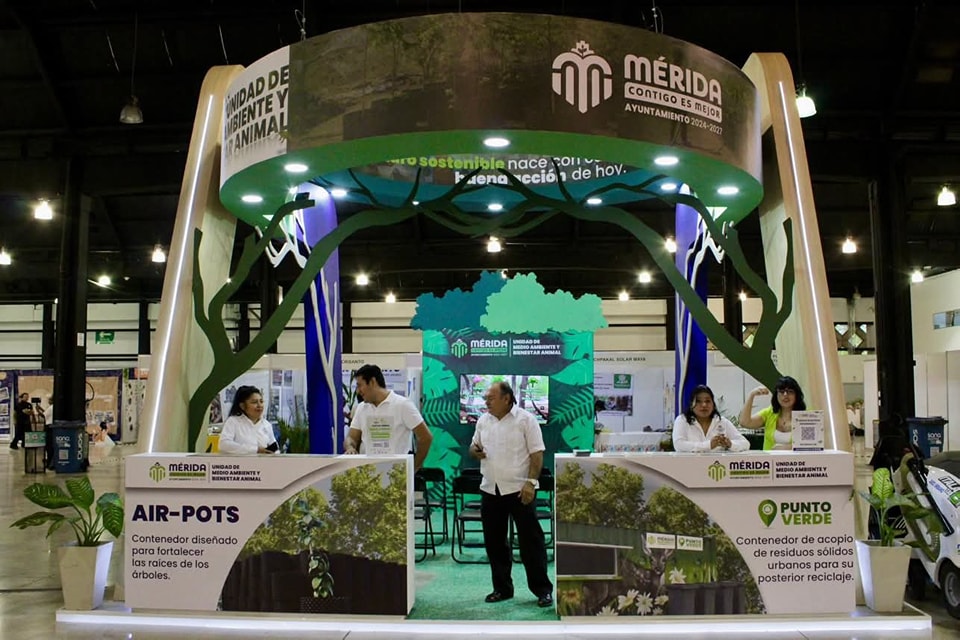  Expo Foro Ambiental reúne a 20 mil visitantes y entrega 6 mil árboles en Mérida