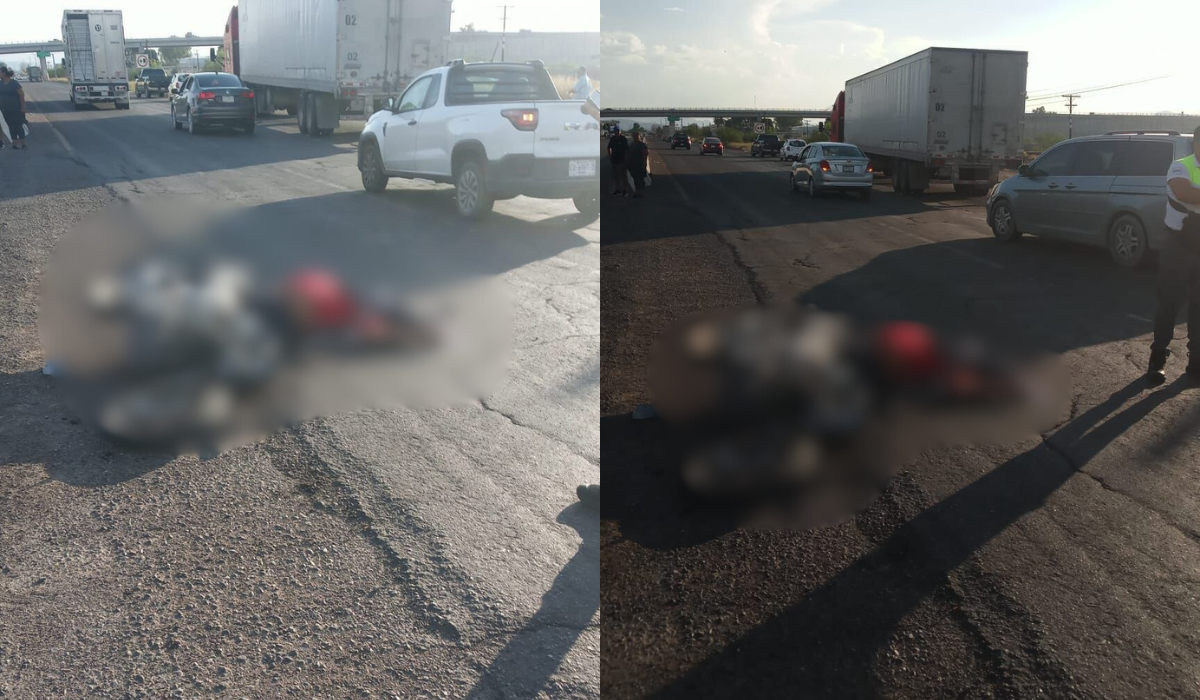 Muere motociclista de 17 años tras chocar contra tráiler en Gómez Palacio