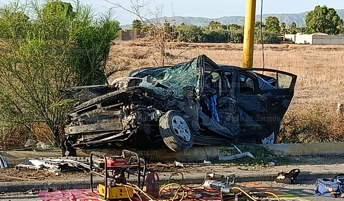 Fatal accidente múltiple en la carretera Matamoros–Torreón deja un muerto y varios heridos