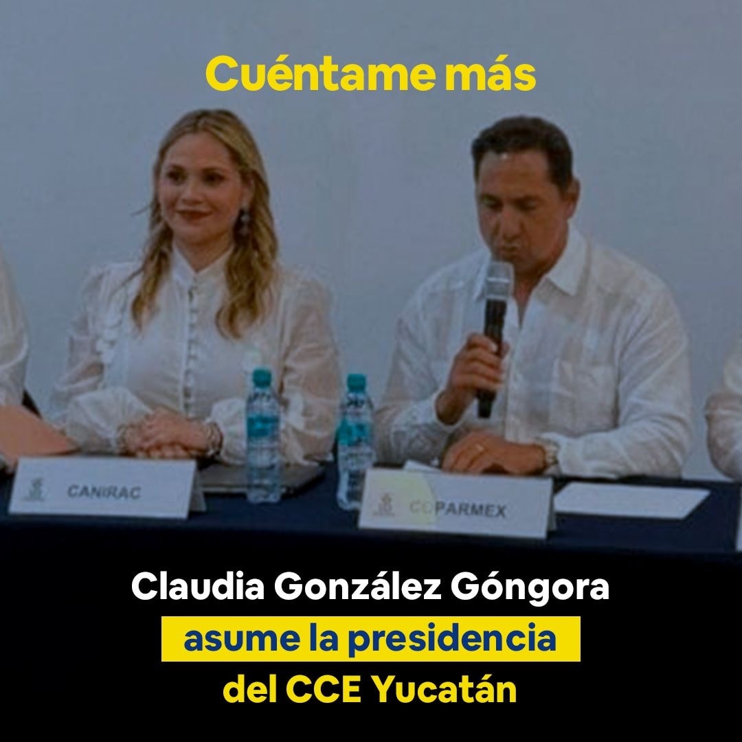 Claudia González Góngora asume la presidencia del CCE Yucatán