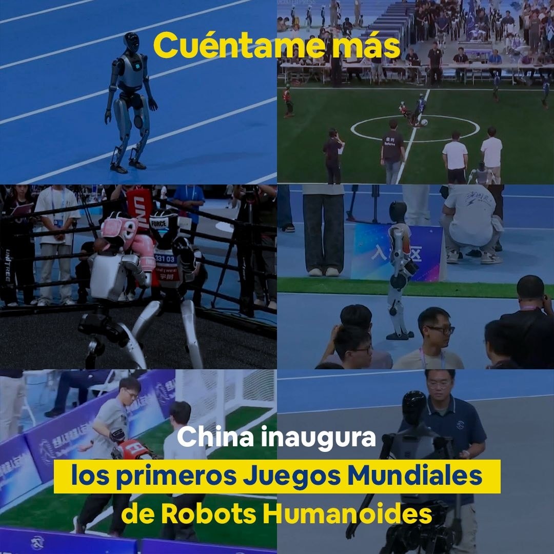 China inaugura los primeros Juegos Mundiales de Robots Humanoides