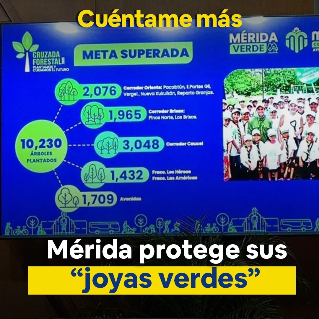 Mérida protege sus “joyas verdes”