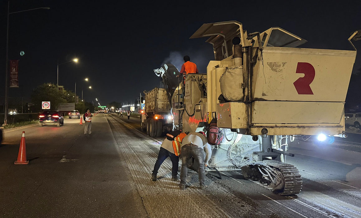 Avance en obras del periférico de Mérida