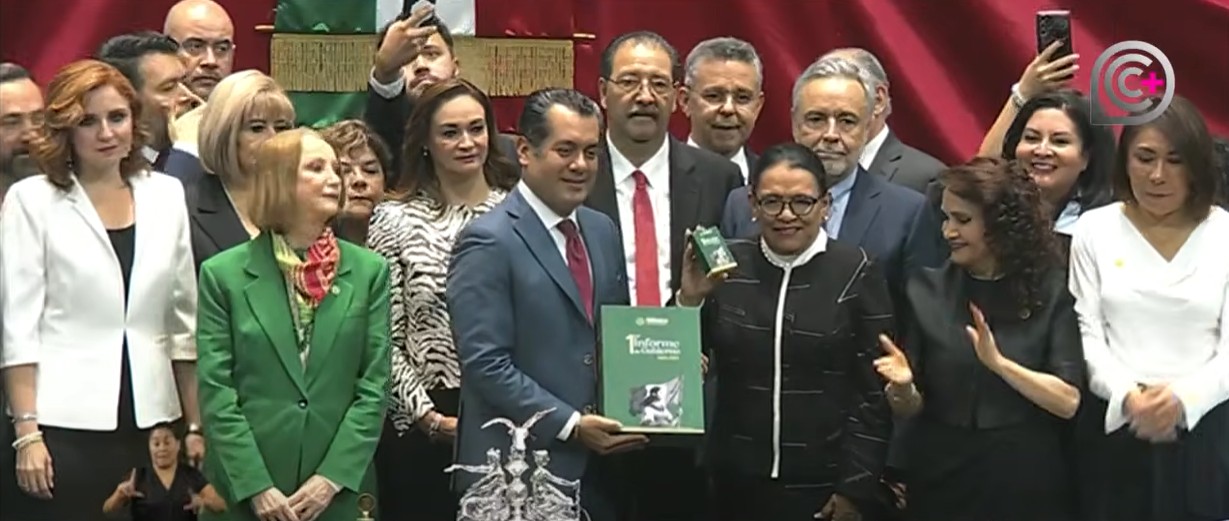 Rosa Icela Rodríguez entrega primer informe de gobierno de Sheinbaum