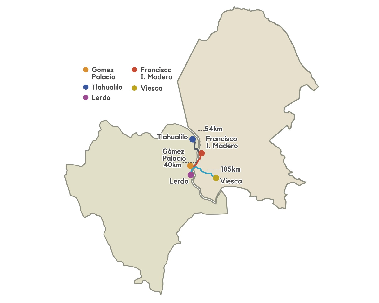 Olvidan policías ejidos de Durango y Coahuila