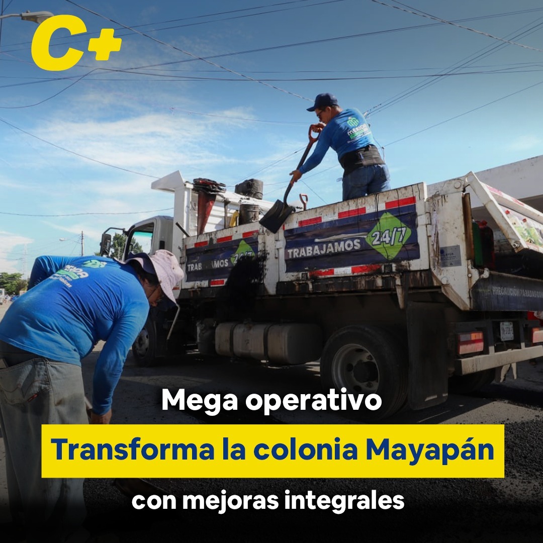Mega Operativo transforma la colonia Mayapán con mejoras integrales