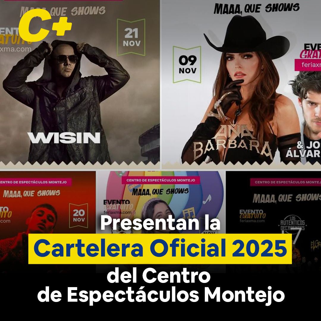 Presentan la Cartelera Oficial 2025 del Centro de Espectáculos Montejo