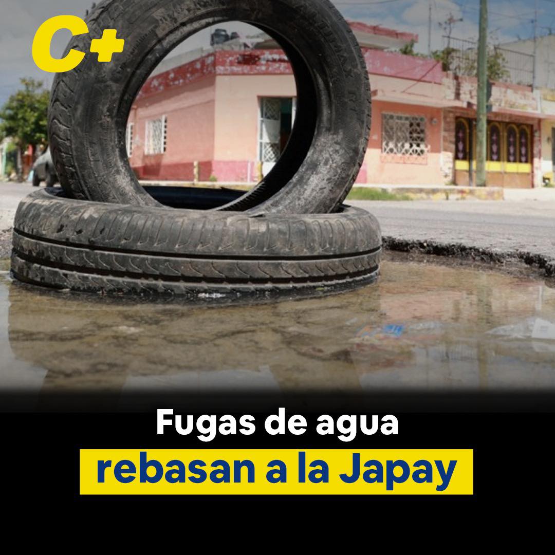 Fugas de agua rebasan a la Japay