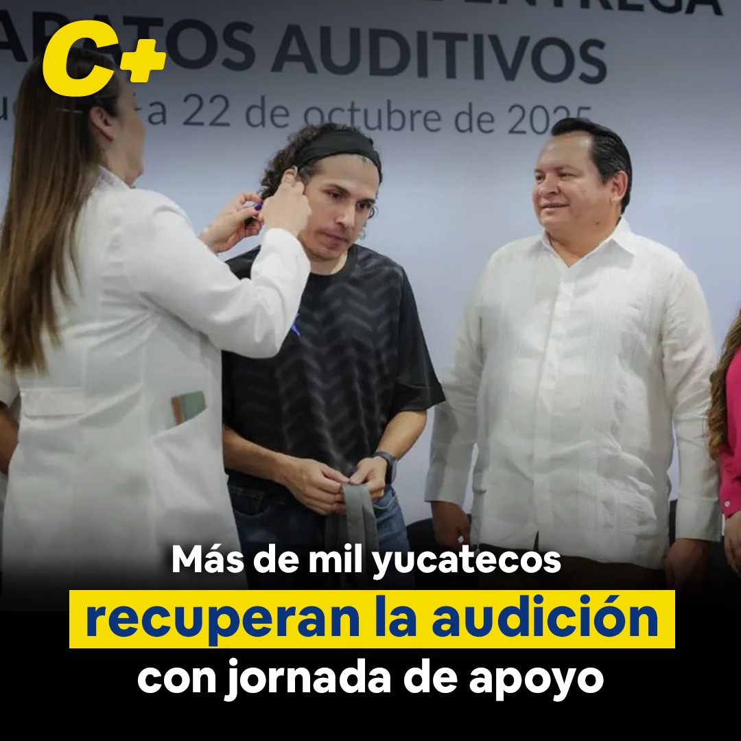 Más de mil yucatecos recuperan la audición con jornada de apoyo