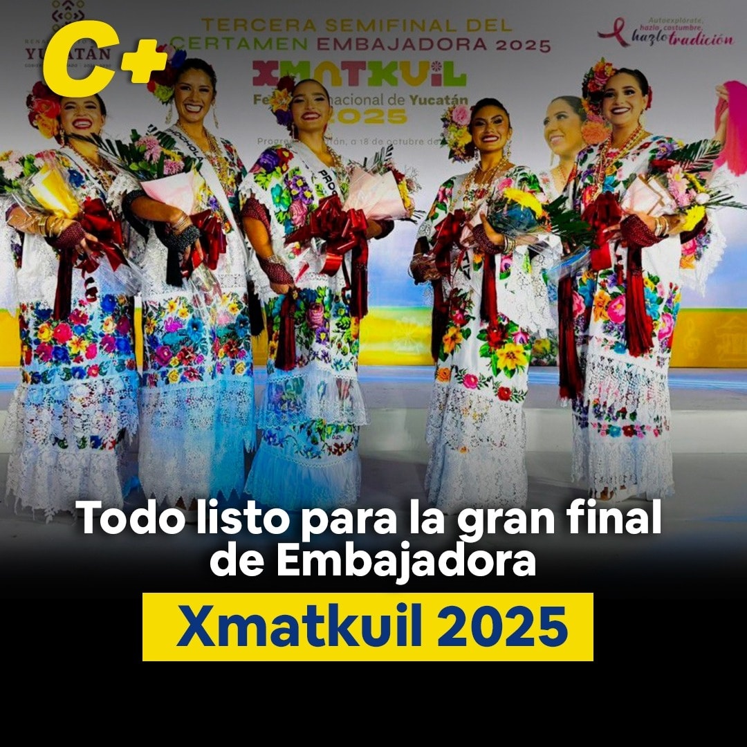Todo listo para la gran final de Embajadora Xmatkuil 2025