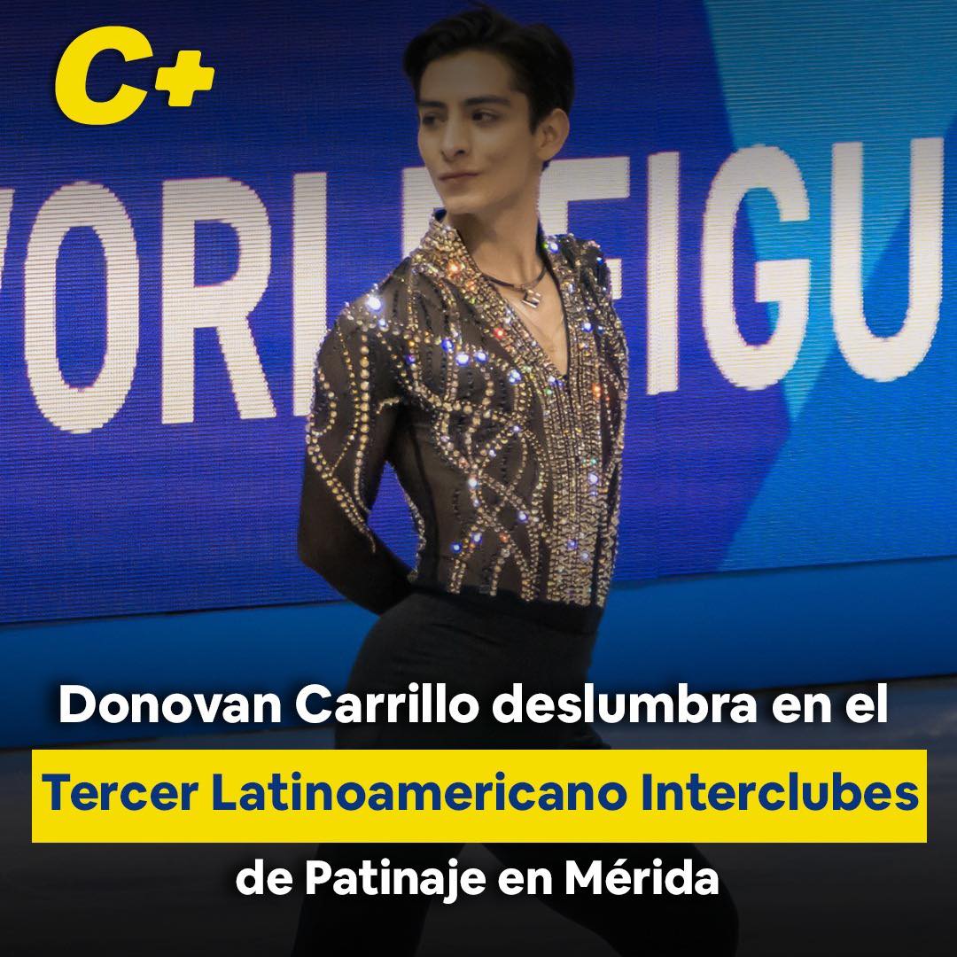 Donovan Carrillo deslumbra en el Tercer Latinoamericano Interclubes de Patinaje en Mérida