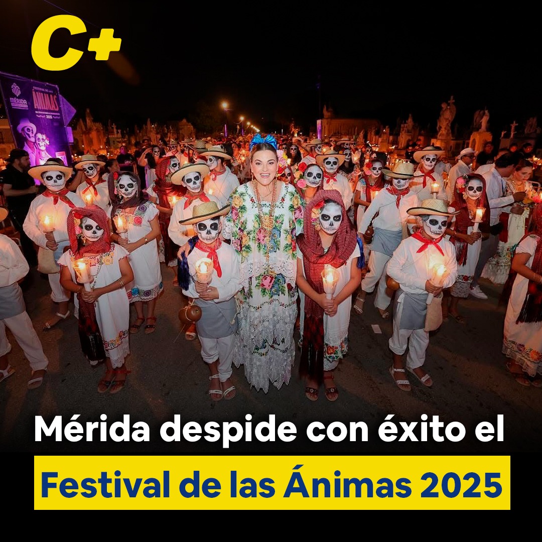 Mérida despide con éxito el Festival de las Ánimas 2025