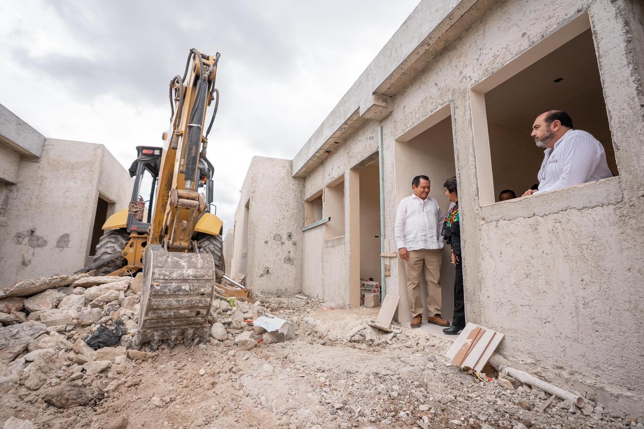 Supervisan en Yucatán avances del Programa de Vivienda para el Bienestar