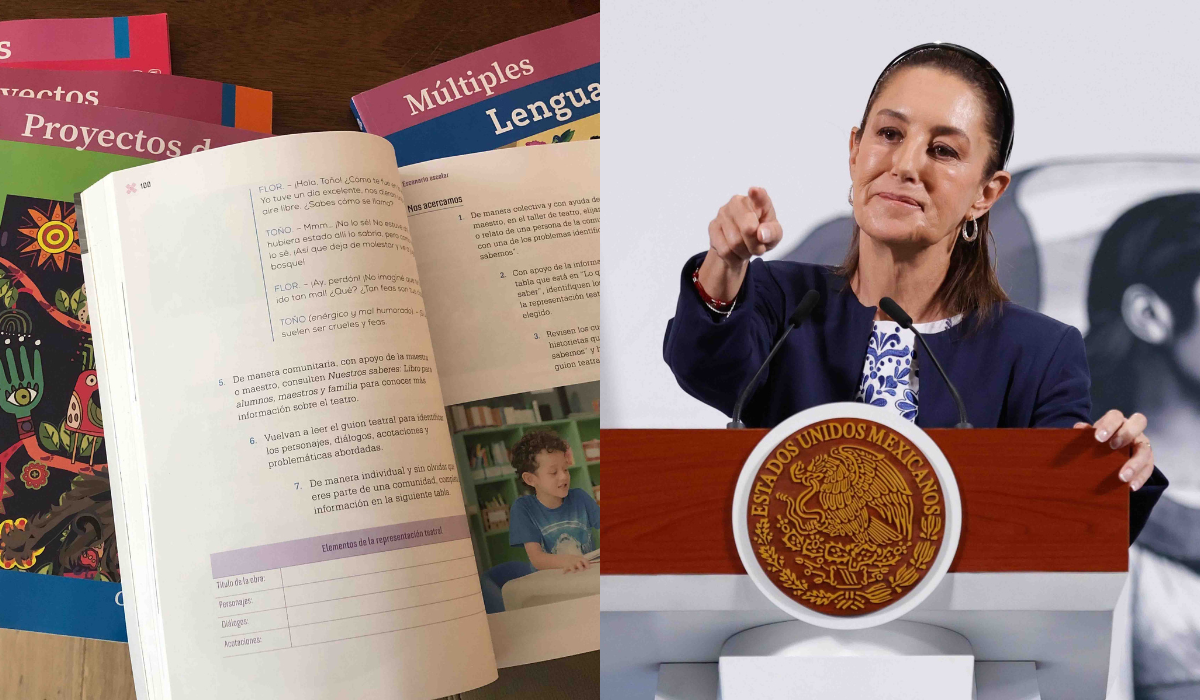Claudia Sheinbaum descarta cambios en libros de la SEP tras salida de Marx Arriaga