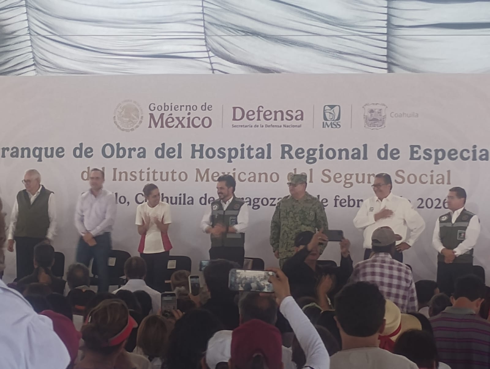 Claudia Sheinbaum arranca obra del Hospital Regional de Especialidades en Saltillo