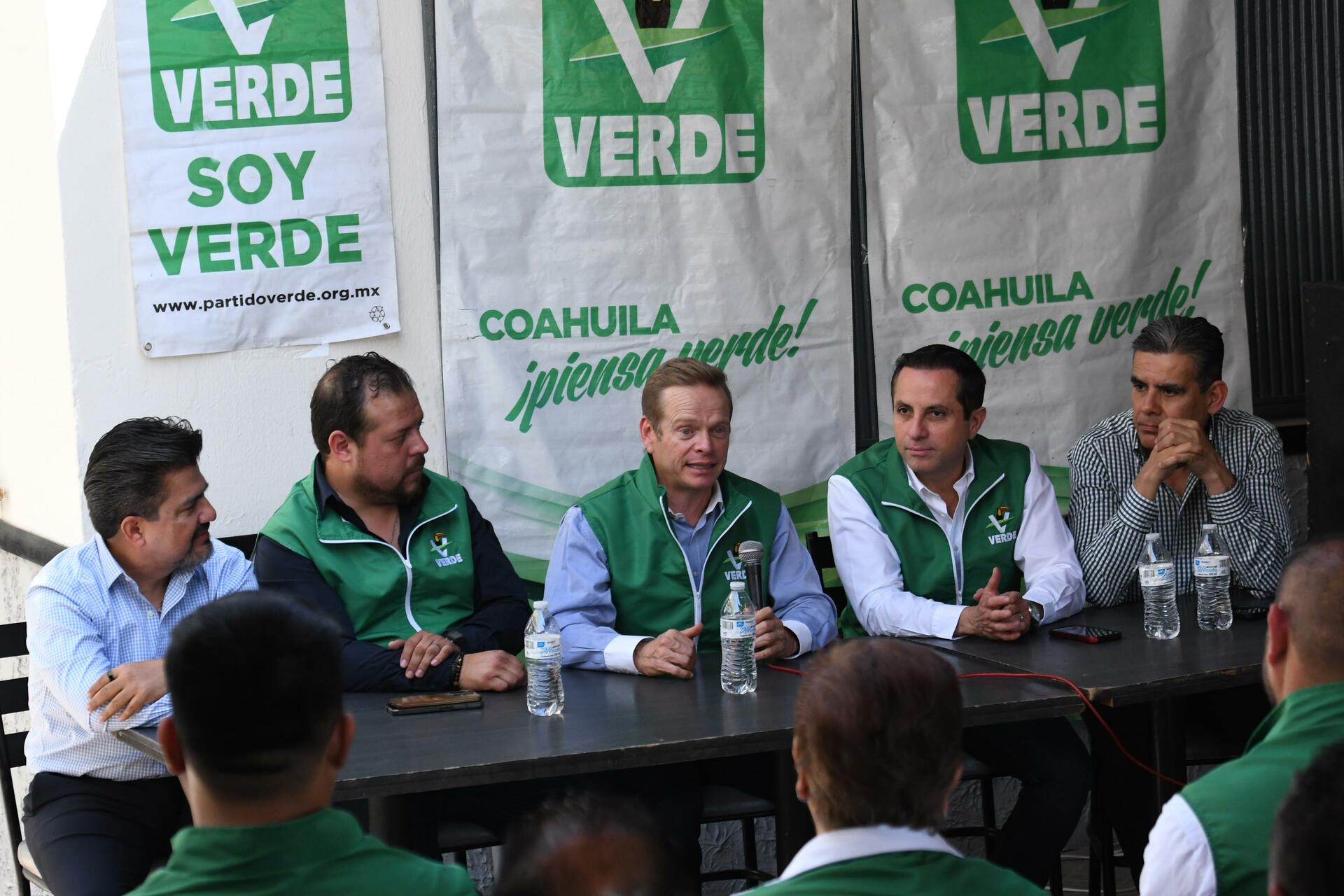 El Partido Verde irá solo en las elecciones locales de Coahuila; descartan coaliciones