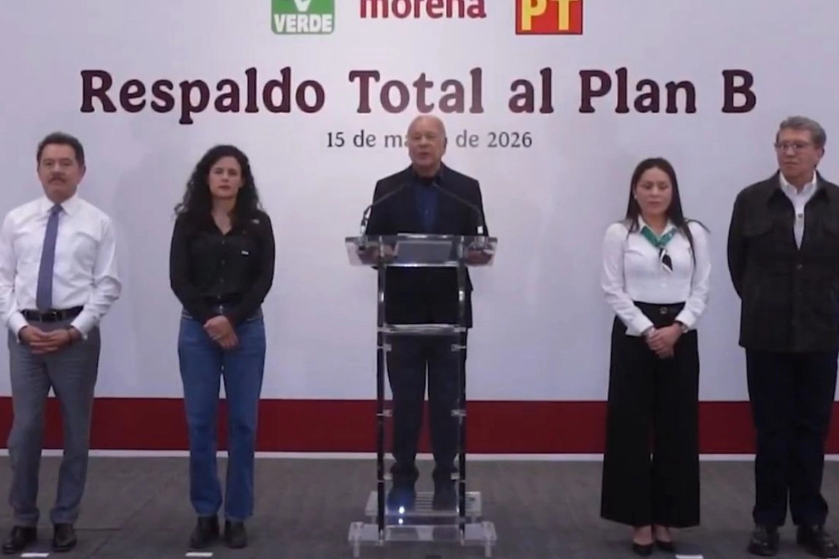 Morena, PT y PVEM acuerdan “respaldo total” a Plan B de Sheinbaum