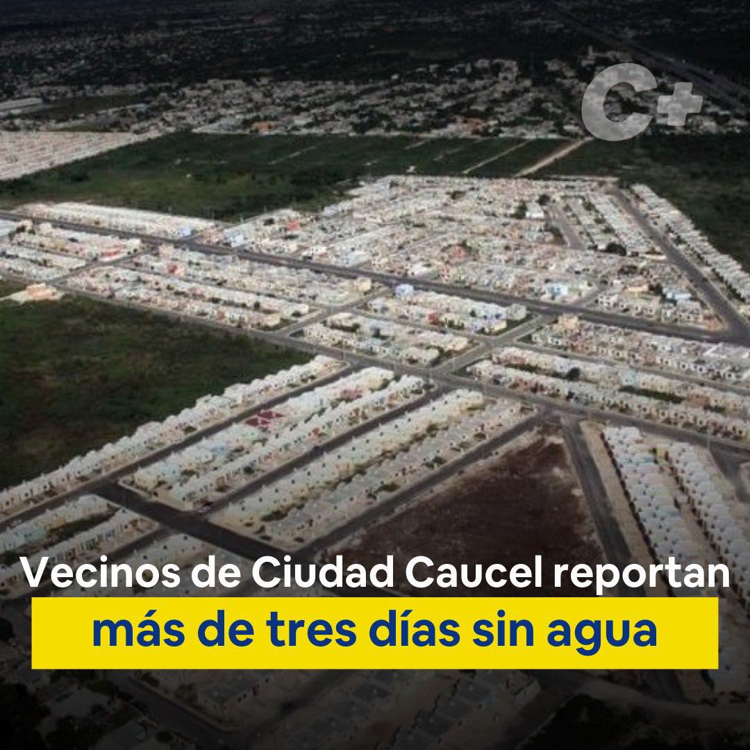 Vecinos de Ciudad Caucel reportan más de 3 días sin agua