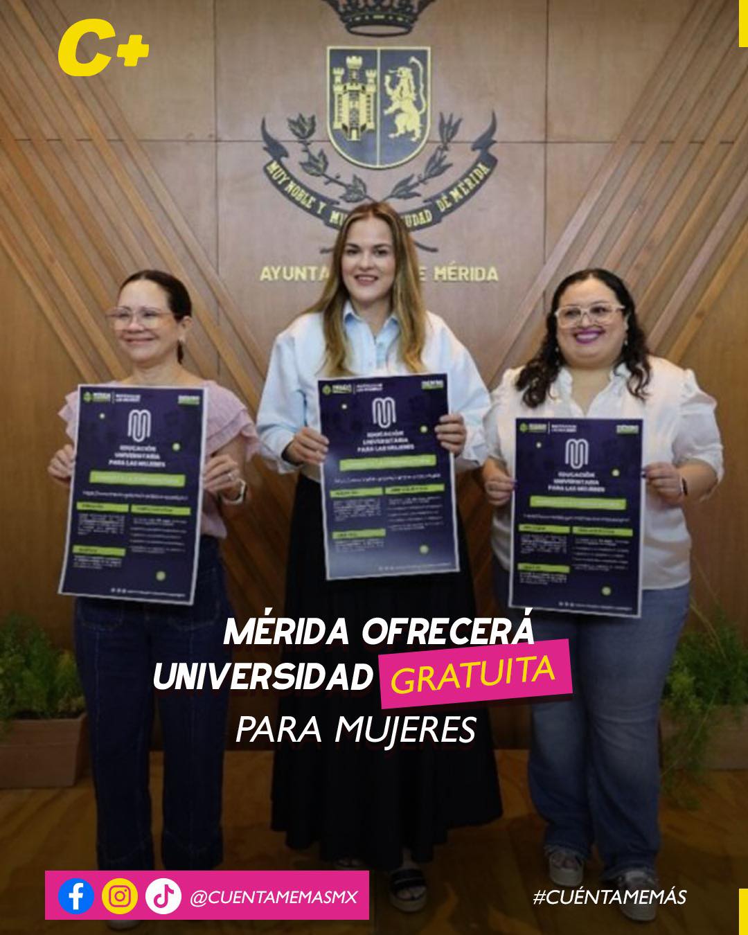 Mérida ofrecerá universidad gratuita para mujeres