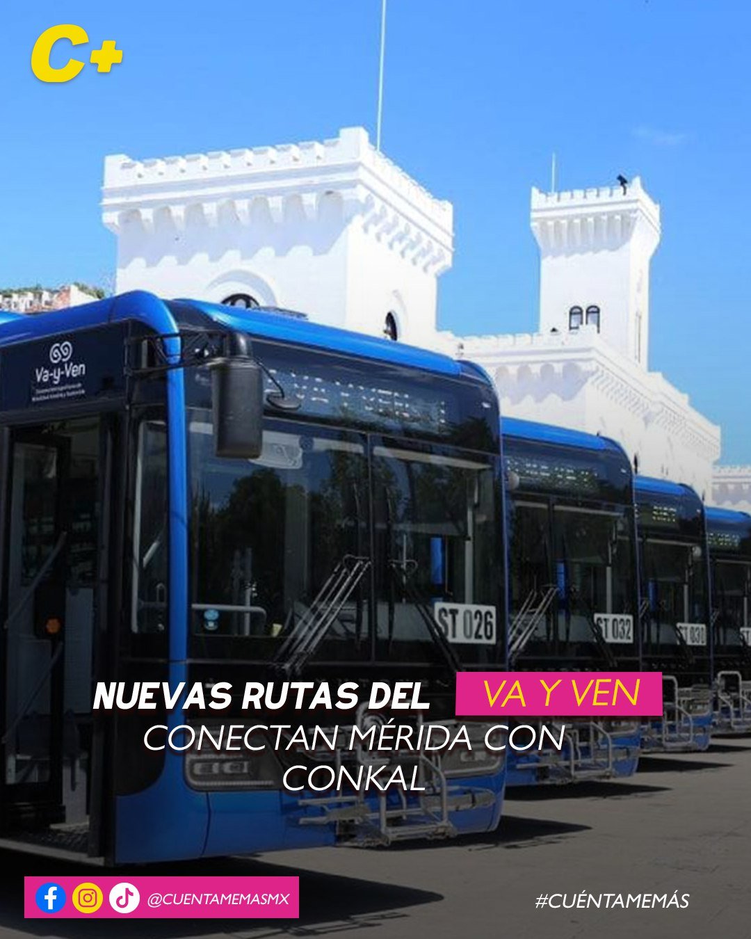 Nuevas rutas del Va y Ven conectan Mérida con Conkal