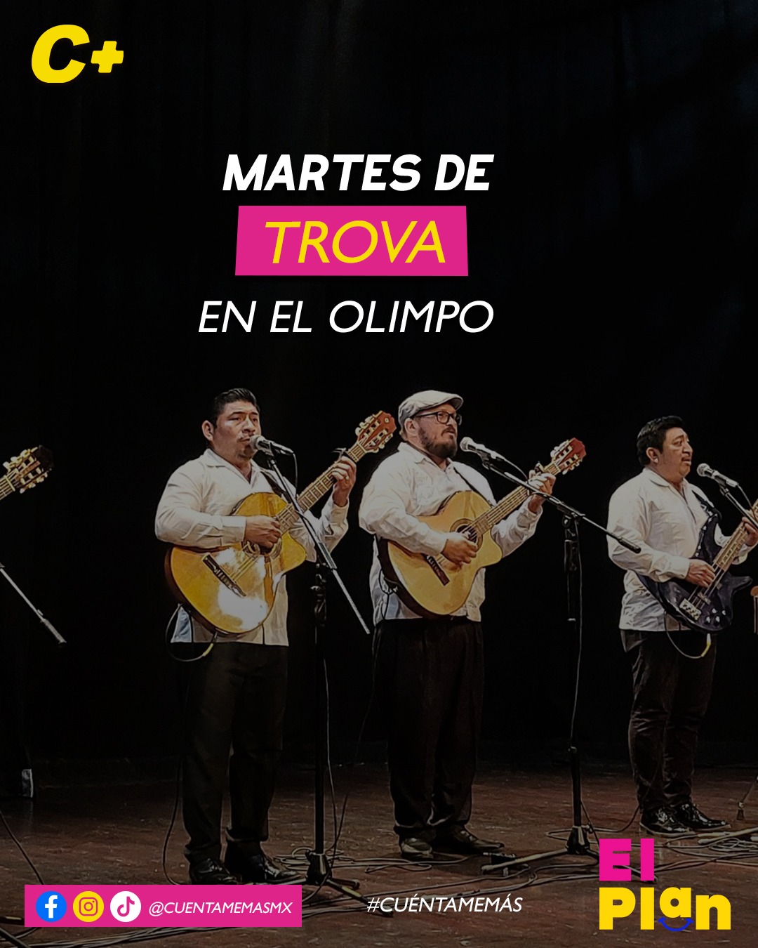 Si no sabes qué hacer hoy, este es #ElPlan: Martes de trova en el Olimpo