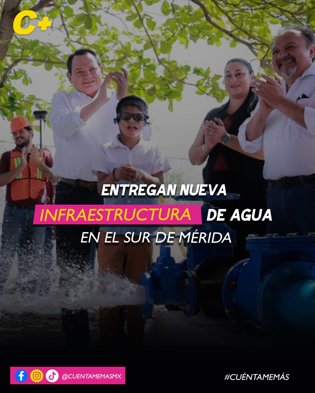 Entregan nueva infraestructura de agua en el sur de Mérida