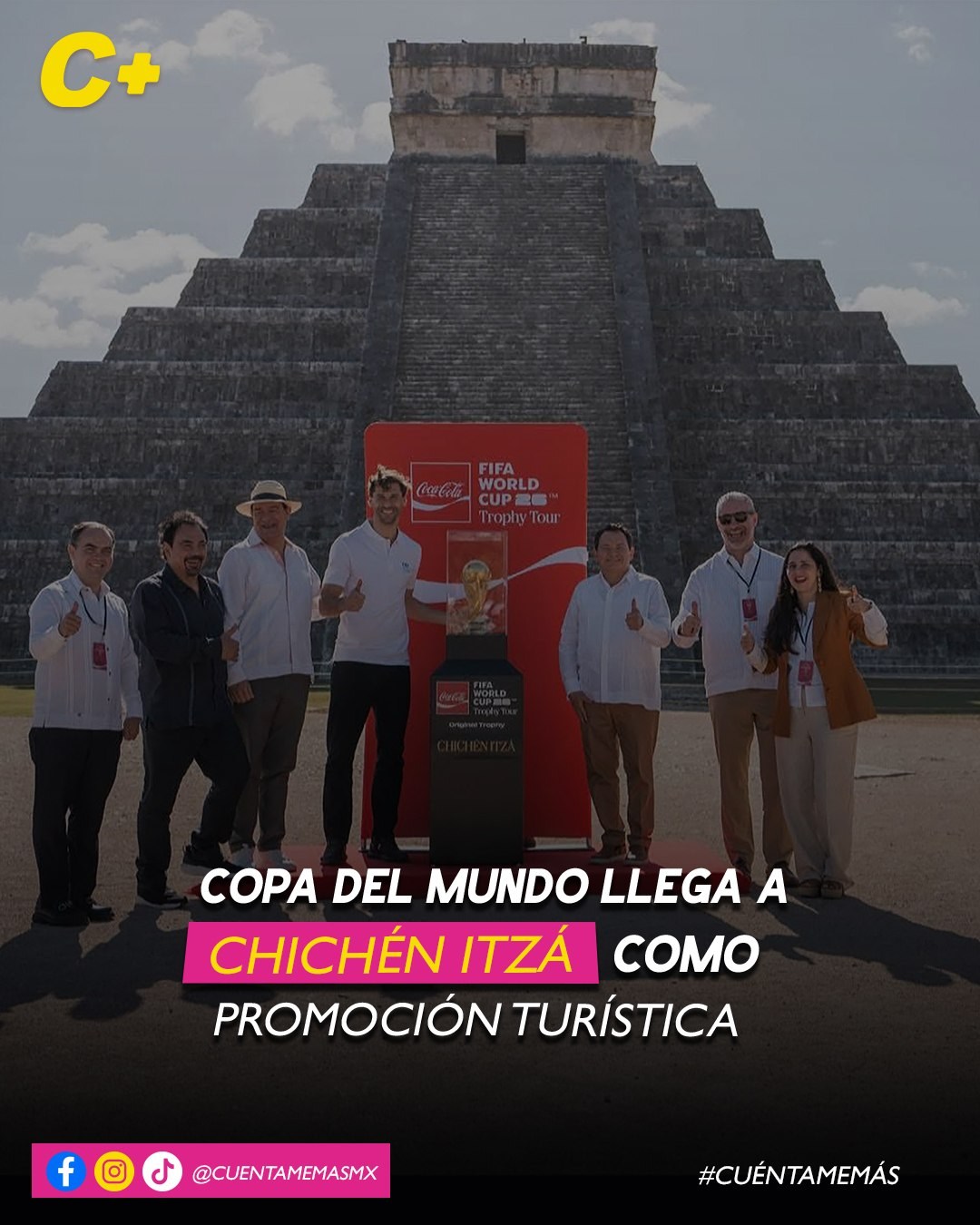 Copa del Mundo llega a Chichén Itzá como promoción turística