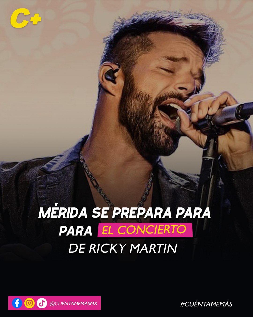 Mérida se prepara para el concierto de Ricky Martin