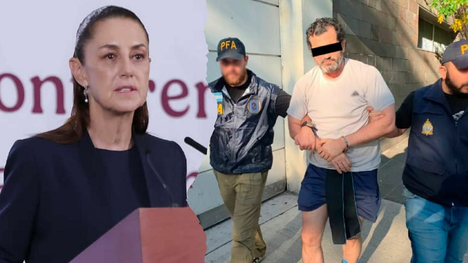 Sheinbaum confirma gestiones para deportar a Fernando Farías Laguna tras detención en Argentina