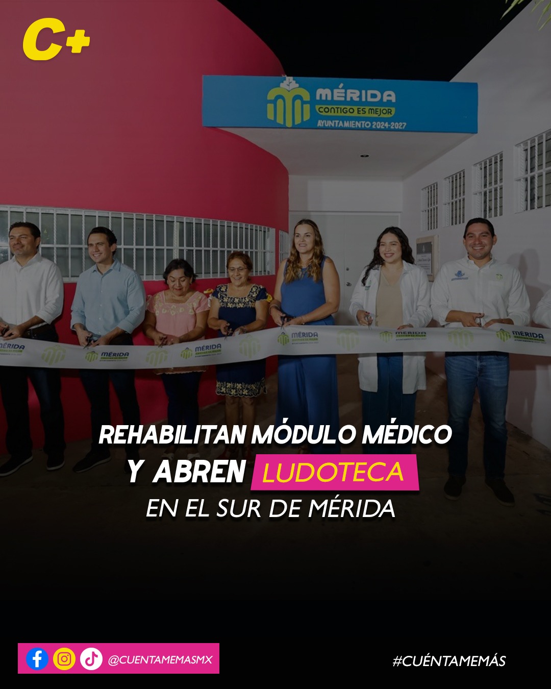 Rehabilitan módulo médico y abren ludoteca en el sur de Mérida