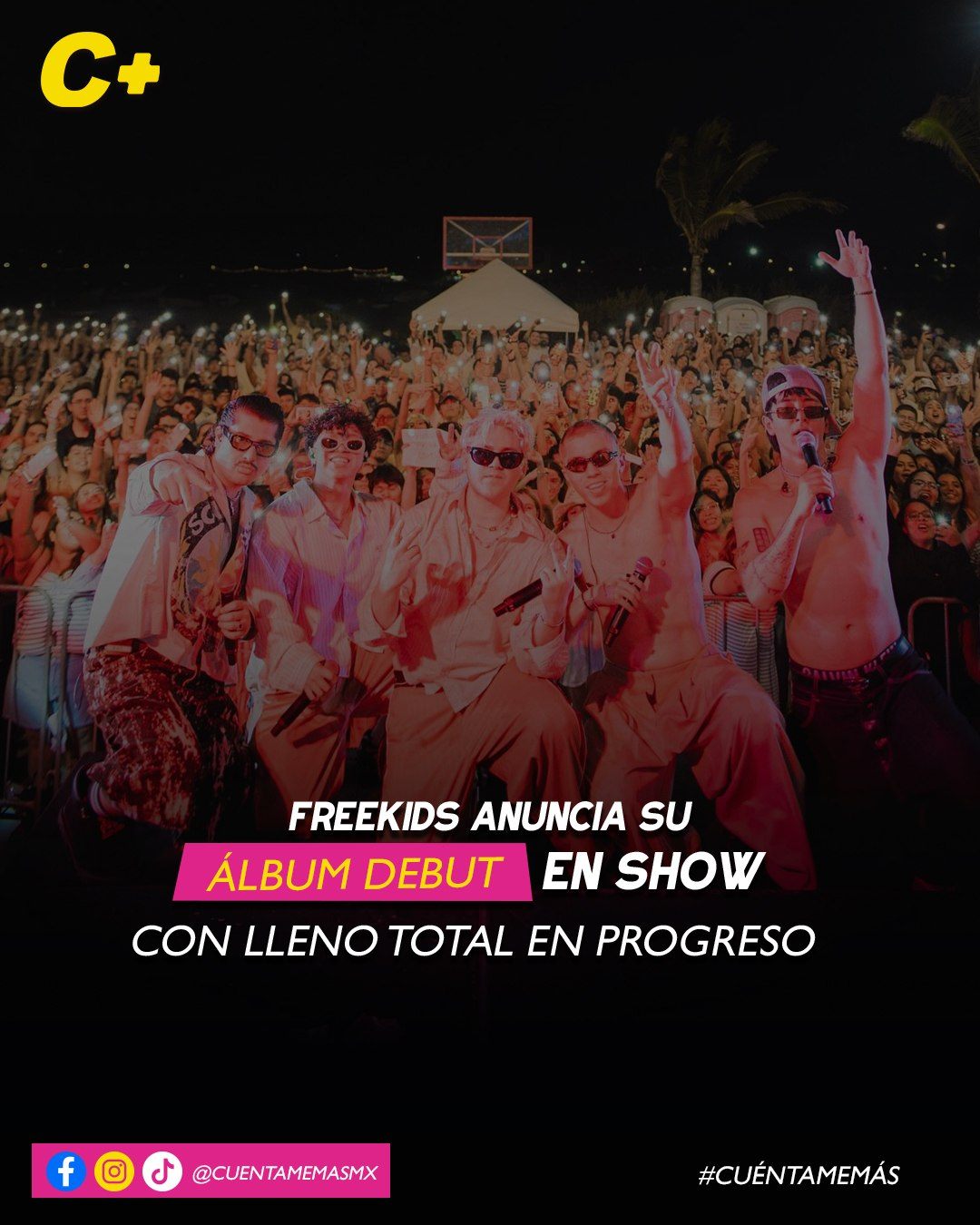 Freekids presenta su álbum debut en show con lleno total en Progreso