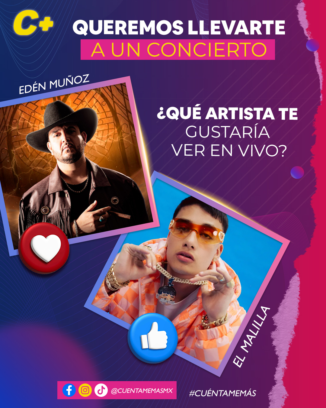 Si te llevamos a un concierto… ¿a quién eliges?