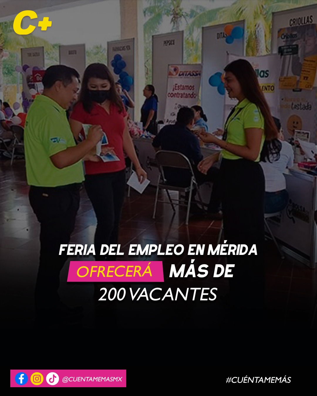 Feria del Empleo en Mérida ofrecerá más de 200 vacantes