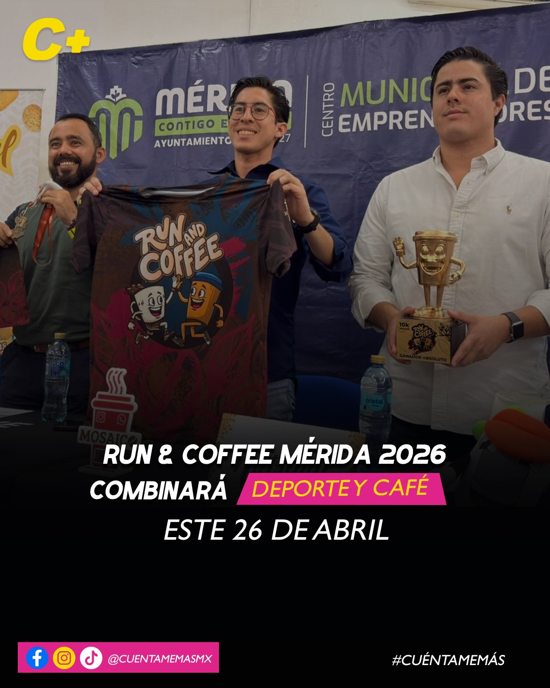 Run & Coffee Mérida 2026 combinará deporte y café este 26 de abril