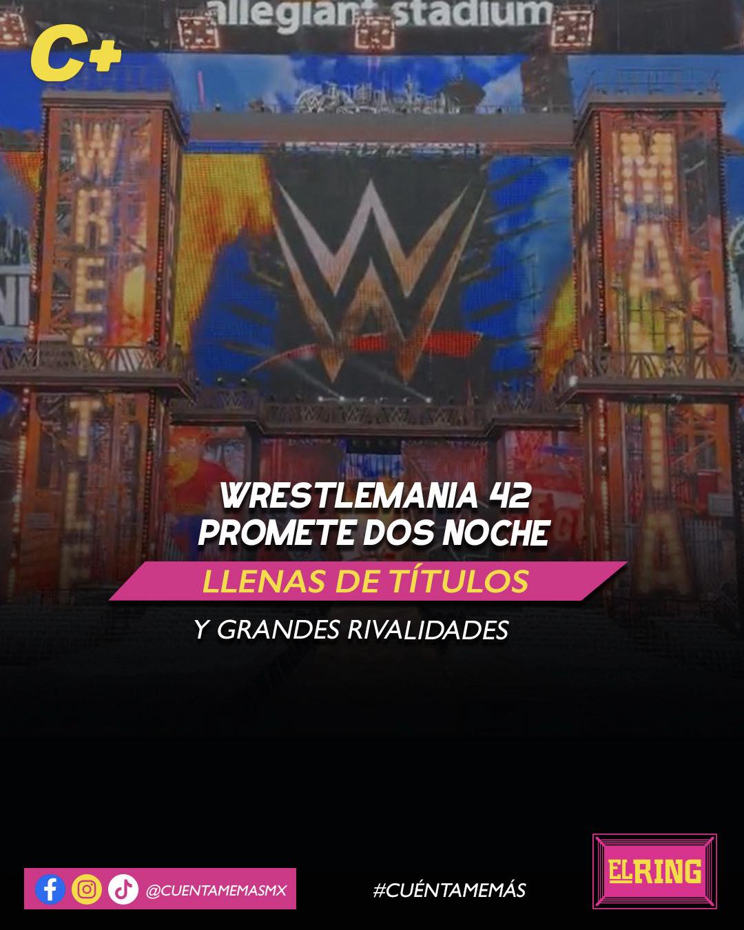 WrestleMania 42 promete dos noches llenas de títulos y grandes rivalidades