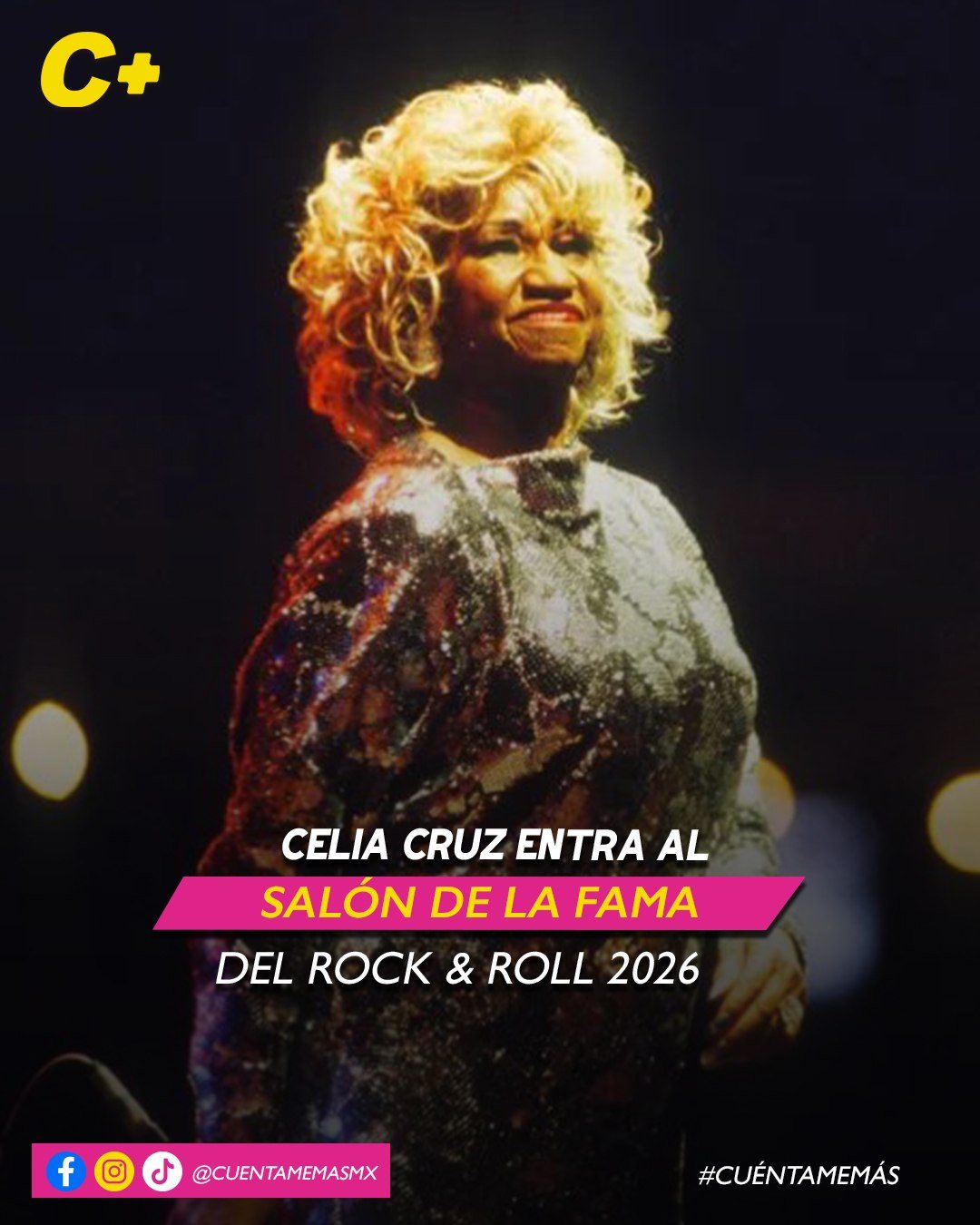Celia Cruz entra al Salón de la Fama del Rock & Roll 2026