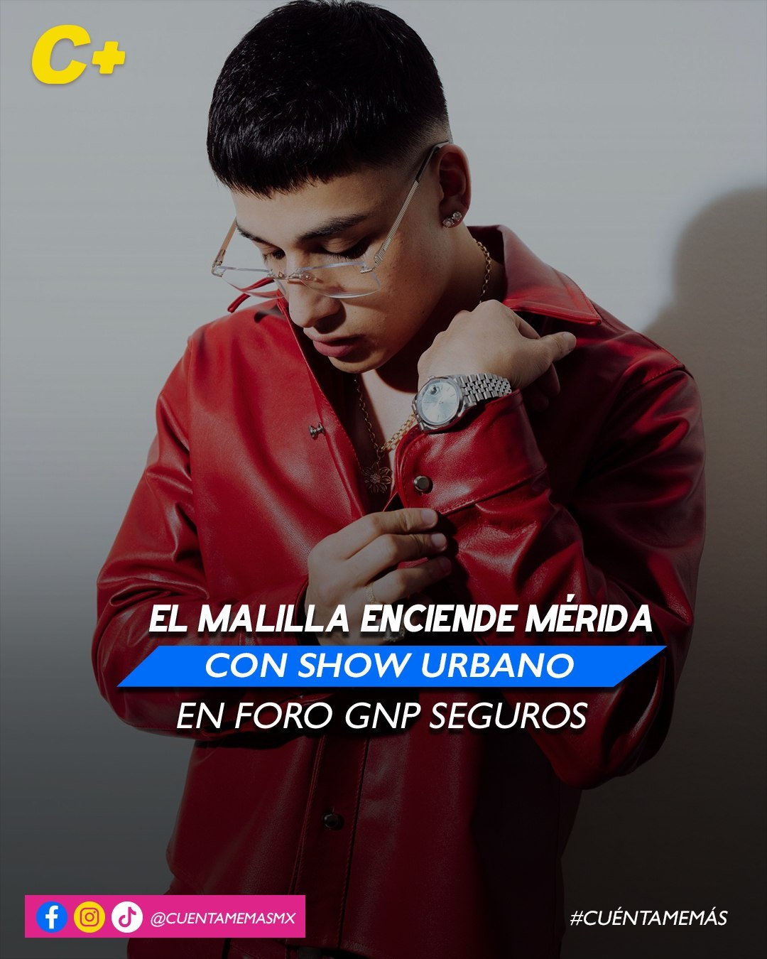 El Malilla enciende Mérida con show urbano en Foro GNP Seguros