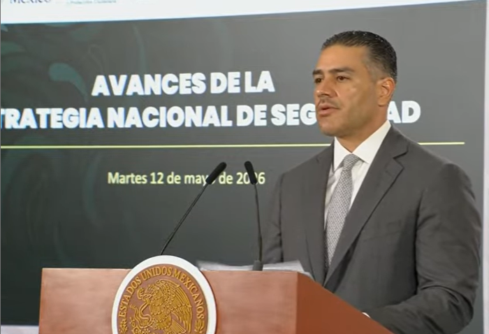 Homicidio doloso baja 40% en México entre 2024 y 2026, informa García Harfuch
