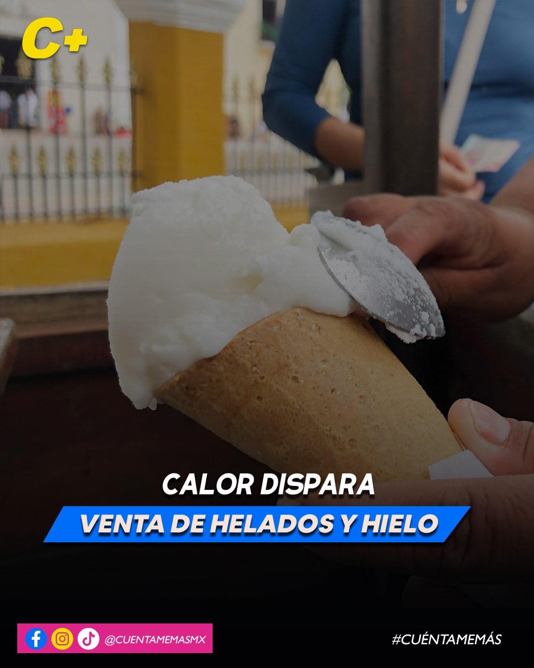 Calor dispara venta de helados y hielo