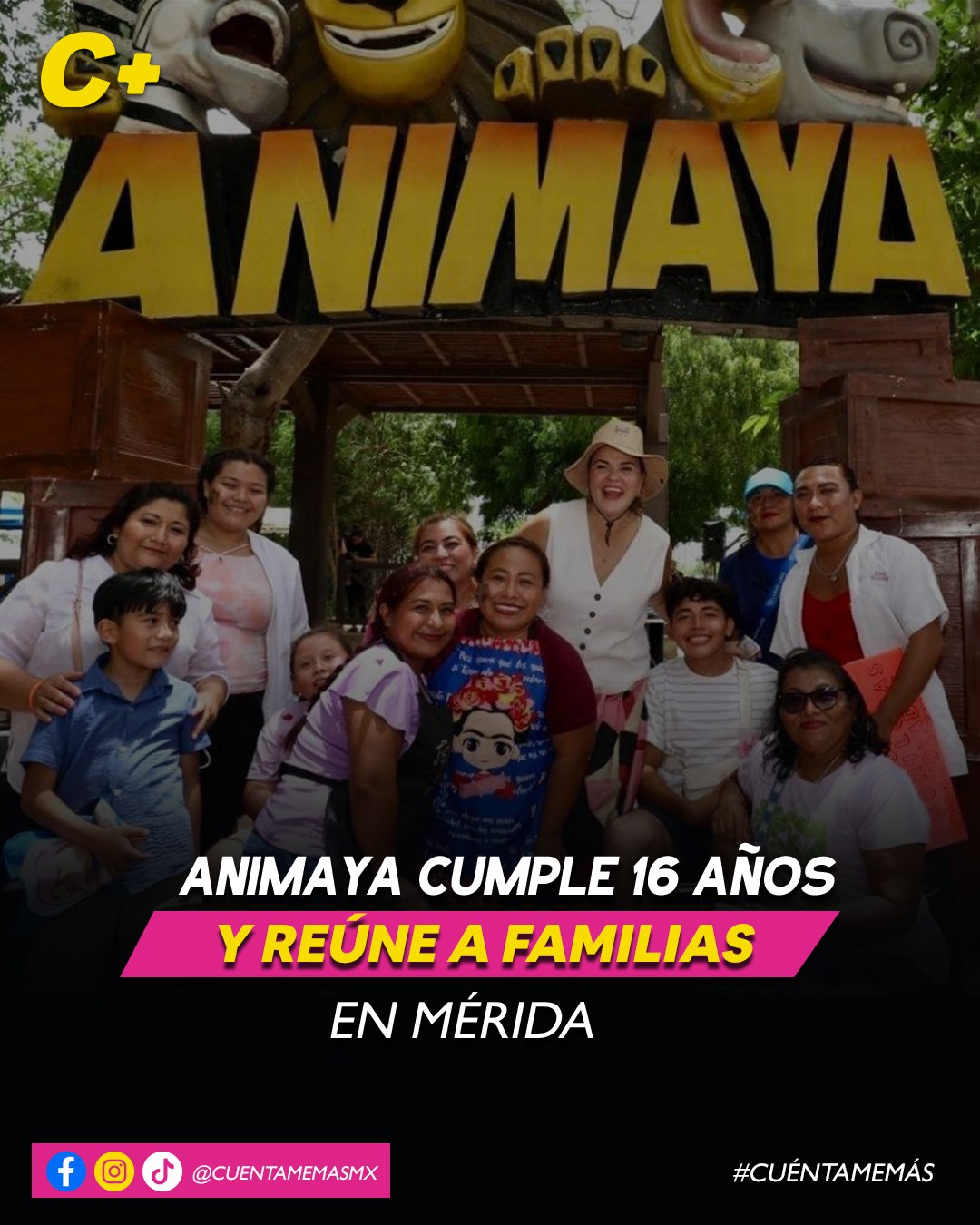 Animaya cumple 16 años y reúne a familias en Mérida
