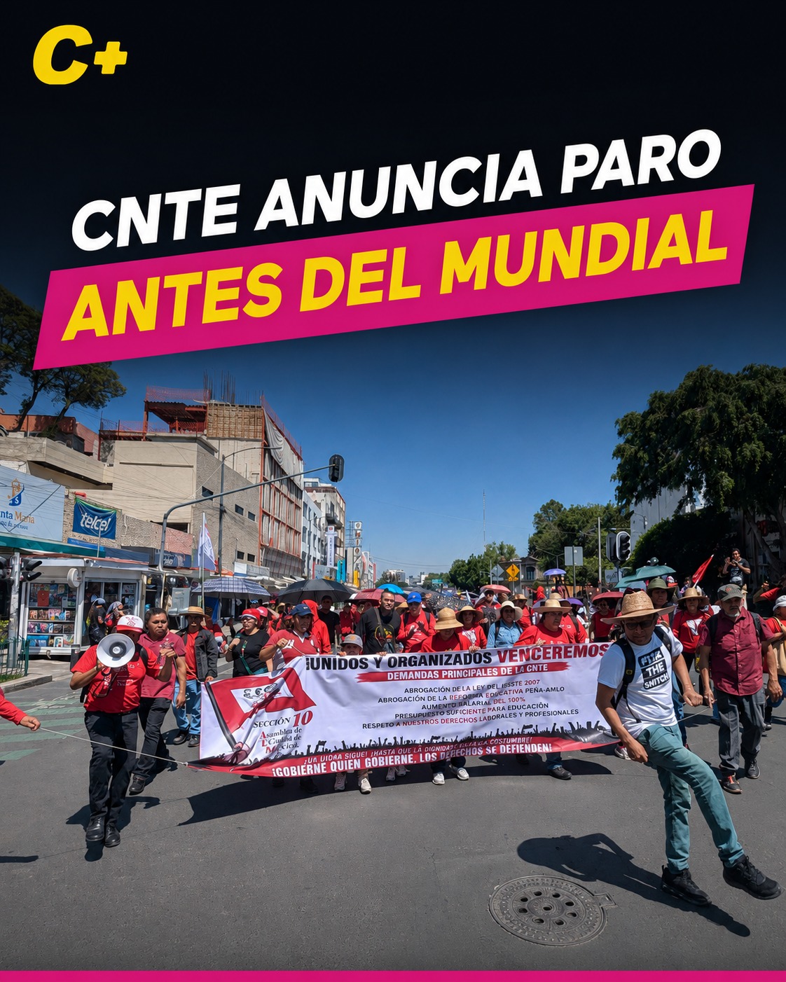 CNTE convoca paro indefinido tras rechazar aumento salarial