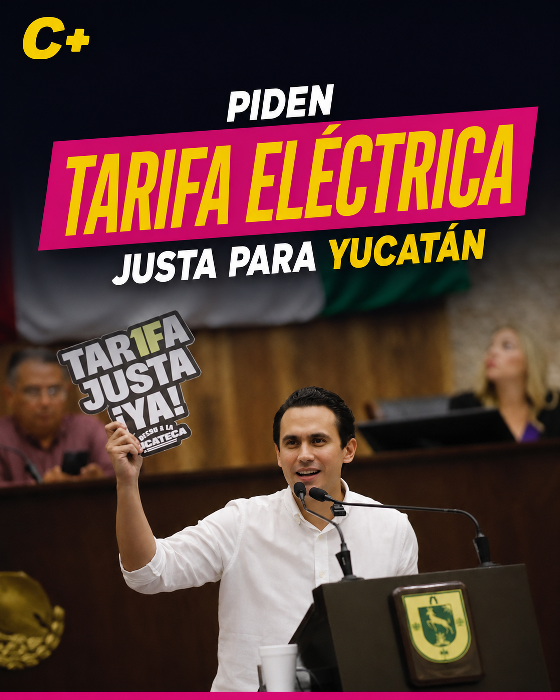 Exigen tarifa eléctrica justa para Yucatán ante apagones y altos costos