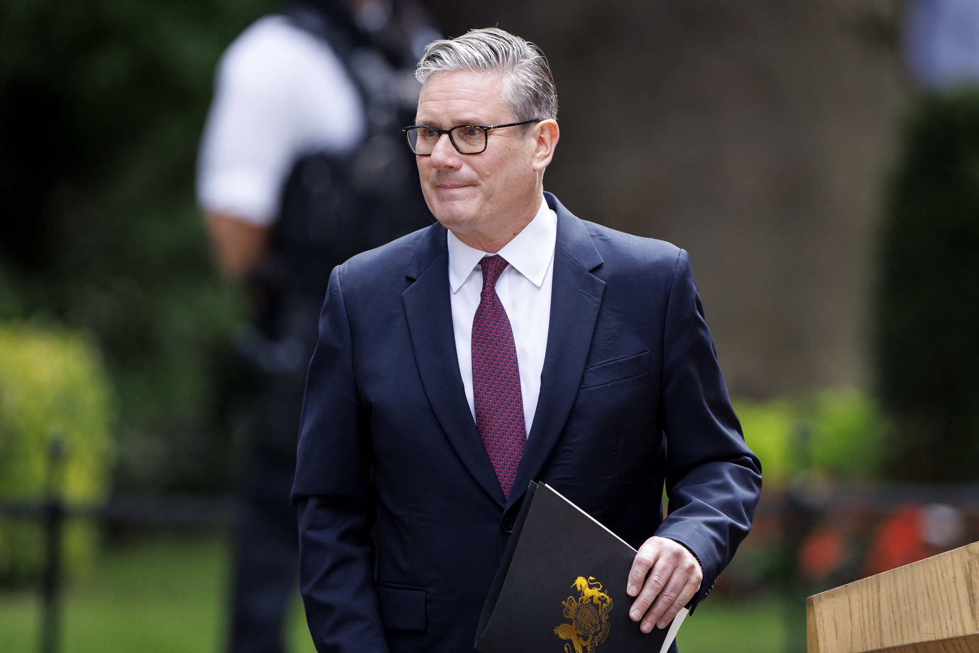 El primer ministro británico, Keir Starmer, anuncia su dimisión